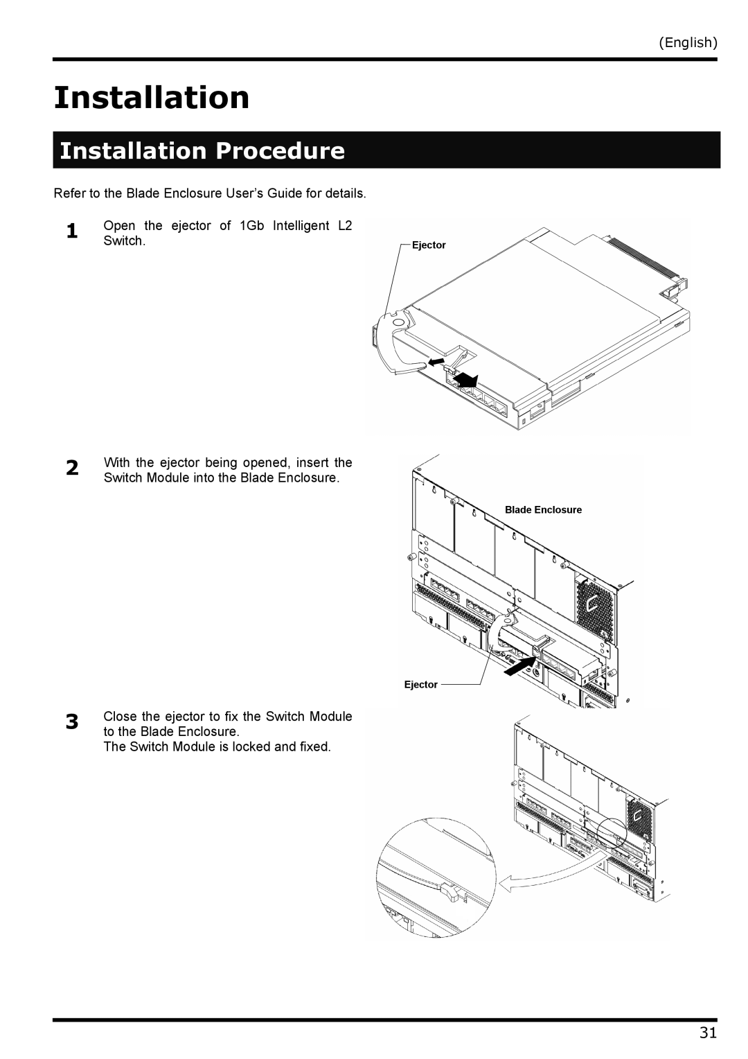 NEC N8406-022 manual Installation Procedure 