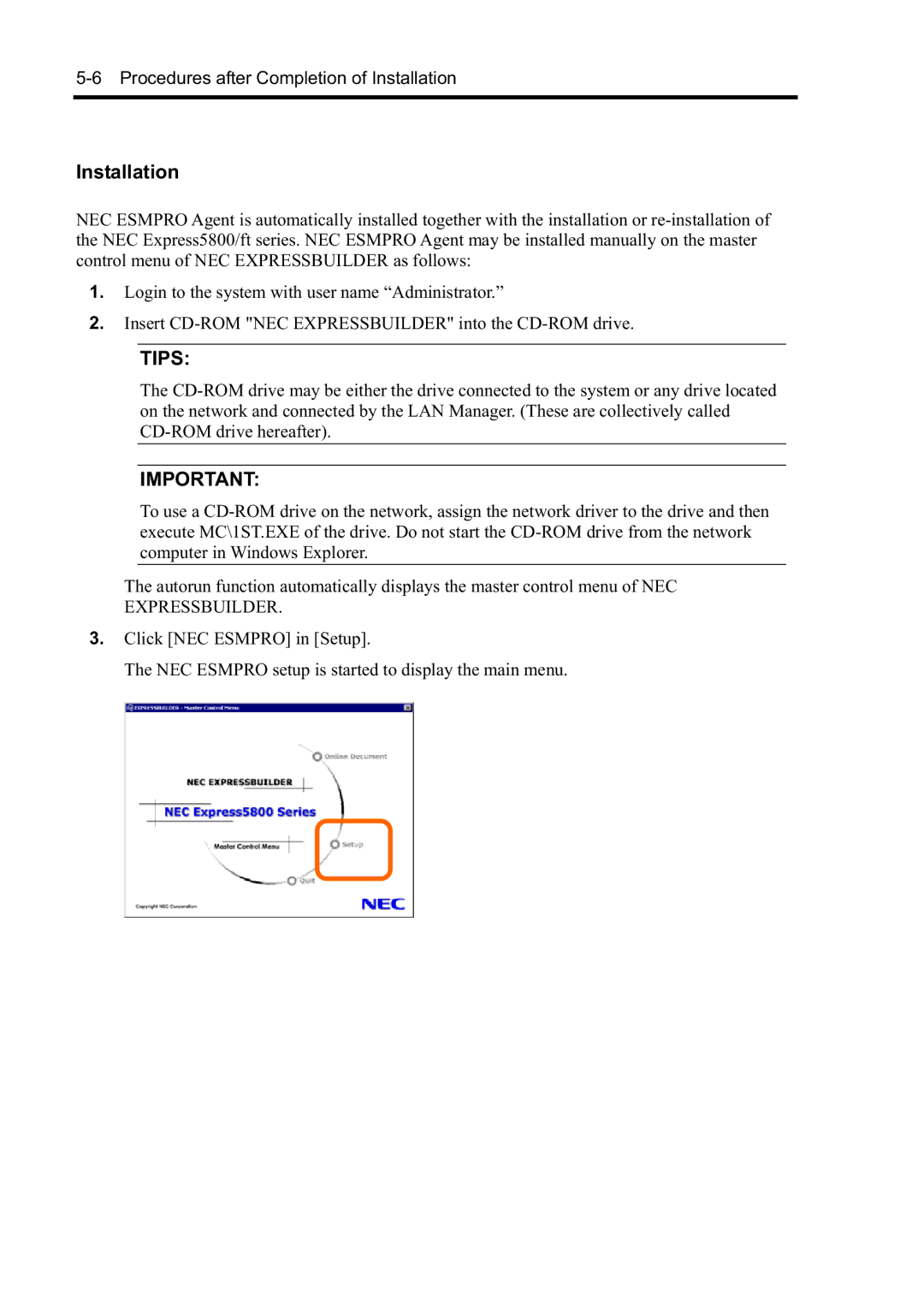 NEC N8800-098F, N8800-097F, N8800-099F, N8800-096F manual Installation 