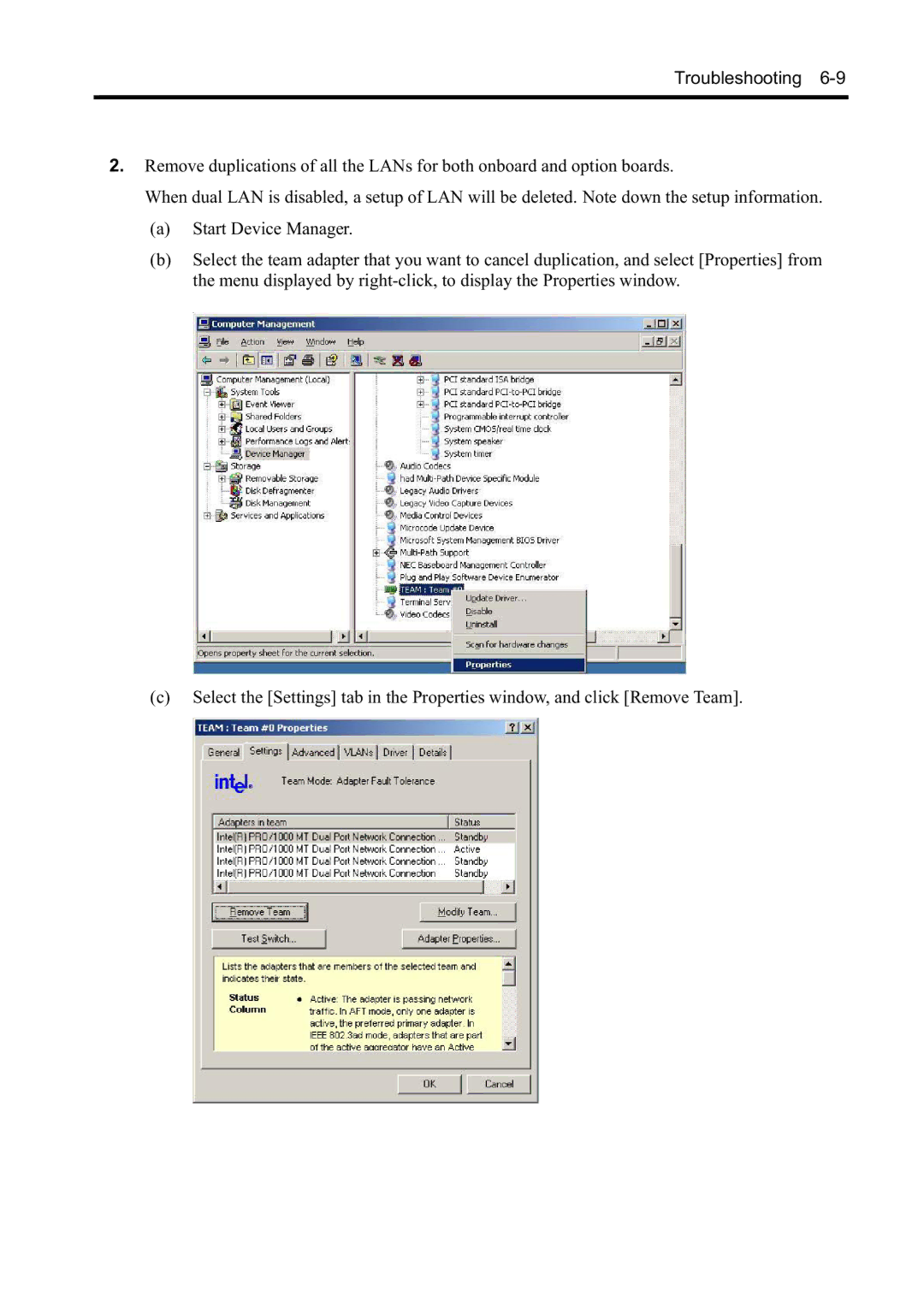 NEC N8800-099F, N8800-097F, N8800-098F, N8800-096F manual Troubleshooting 