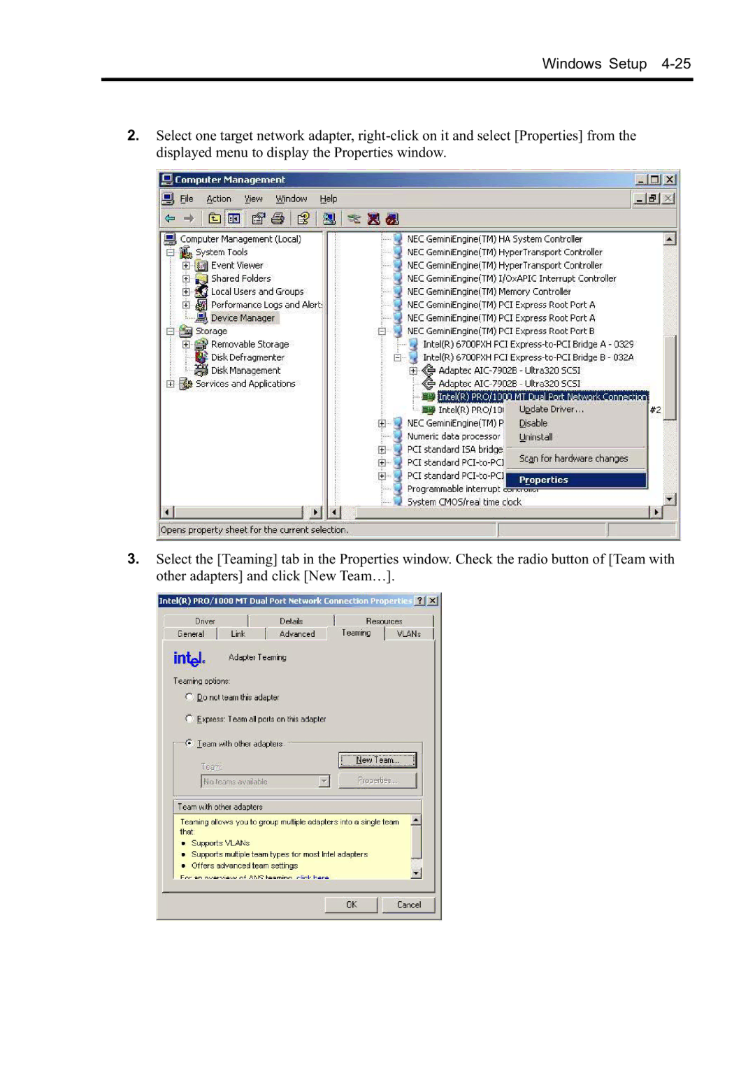 NEC N8800-099F, N8800-097F, N8800-098F, N8800-096F manual Windows Setup 