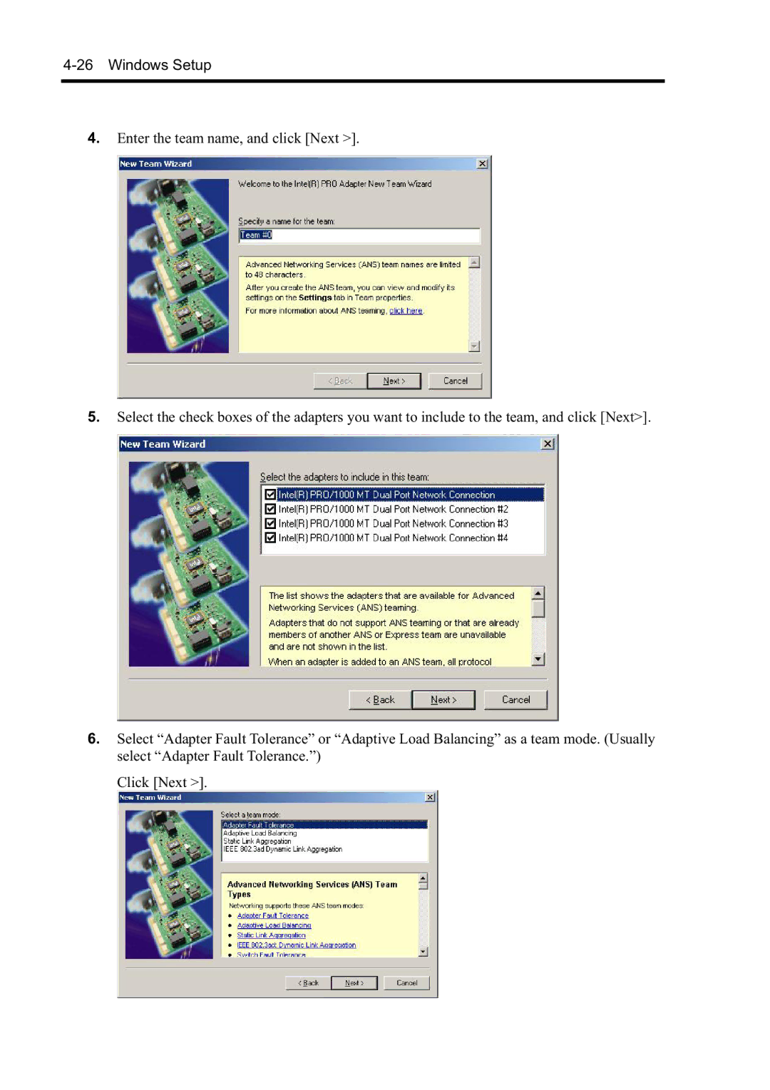 NEC N8800-098F, N8800-097F, N8800-099F, N8800-096F manual Windows Setup 