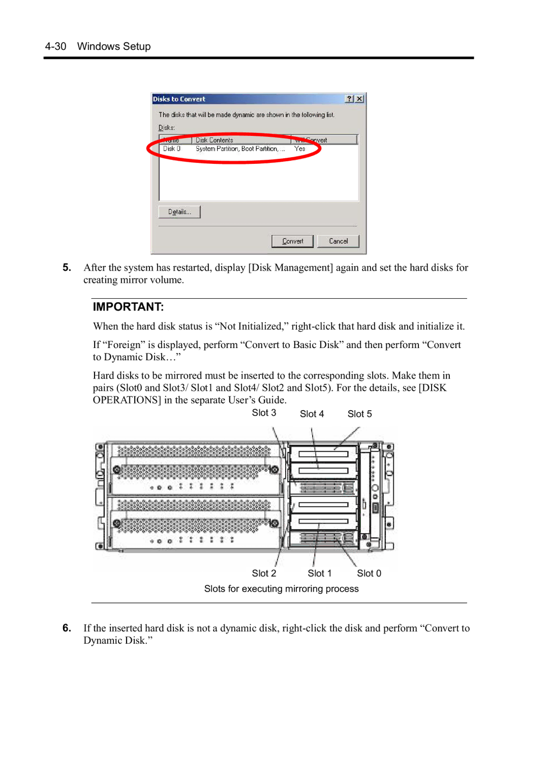 NEC N8800-098F, N8800-097F, N8800-099F, N8800-096F manual Windows Setup 