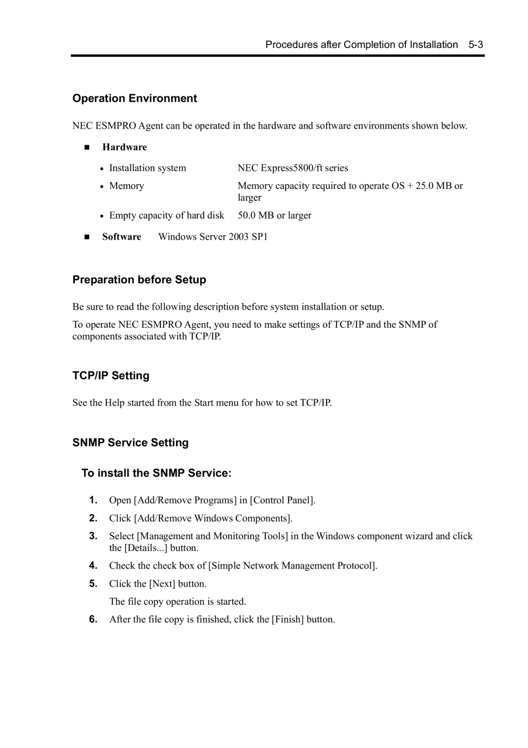 NEC N8800-096F, N8800-097F, N8800-099F, N8800-098F manual Operation Environment, „ Hardware 