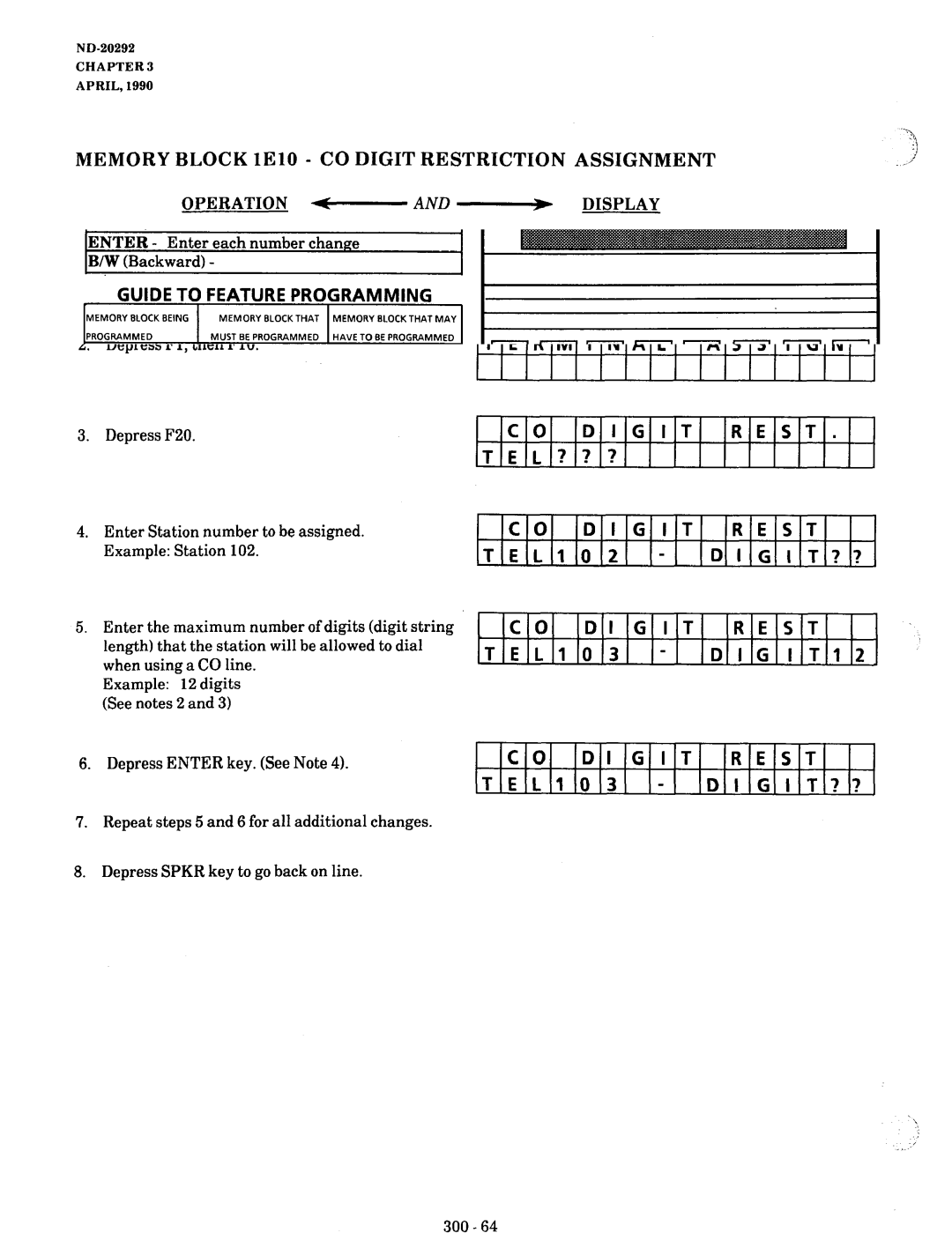 NEC nd-20292 manual Digit Rest, Digit?? 