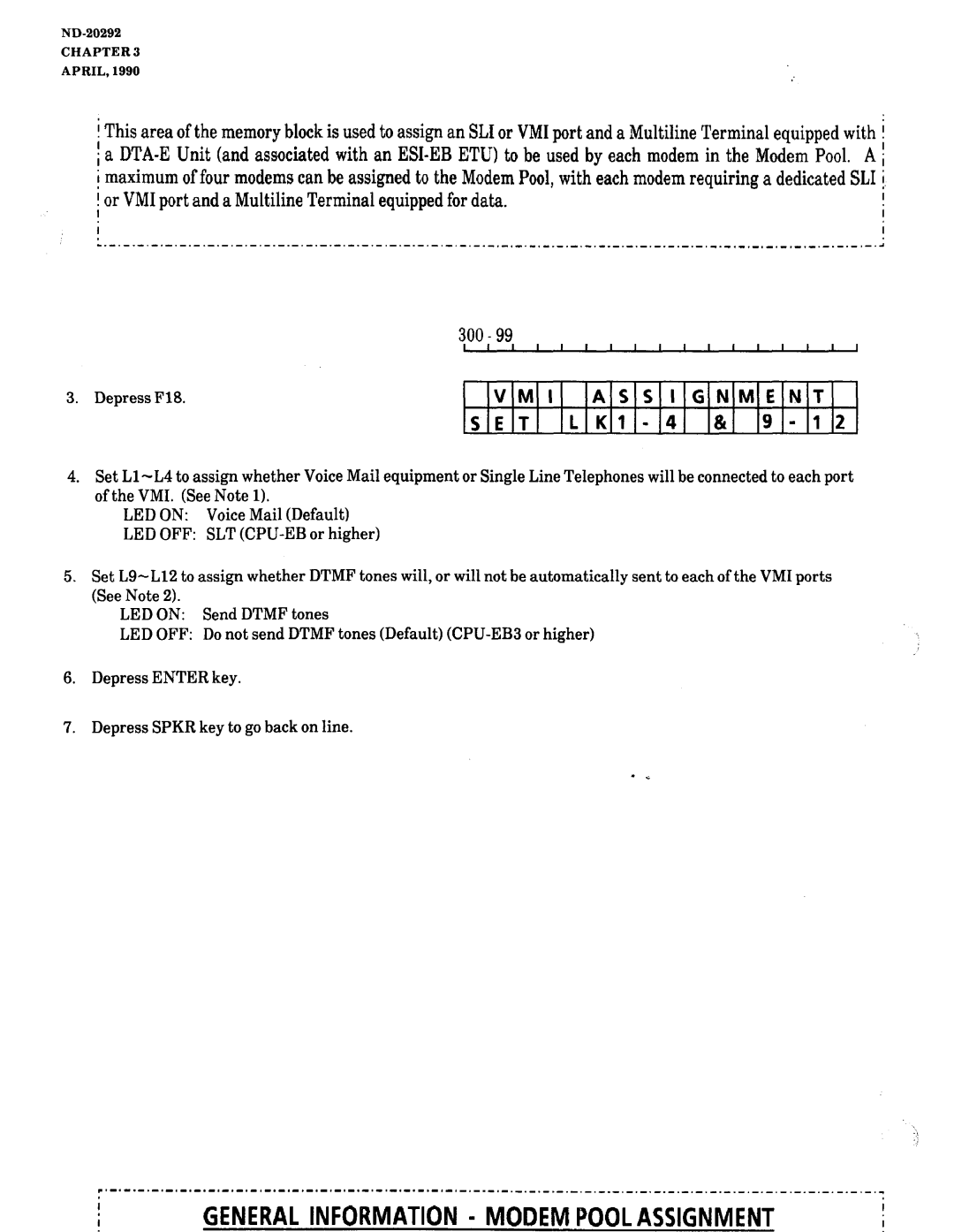 NEC nd-20292 manual Memory Block 2B8 VMI Assignment, Vmi, LKI-4, Operation 1AND T-WDISPLAY 