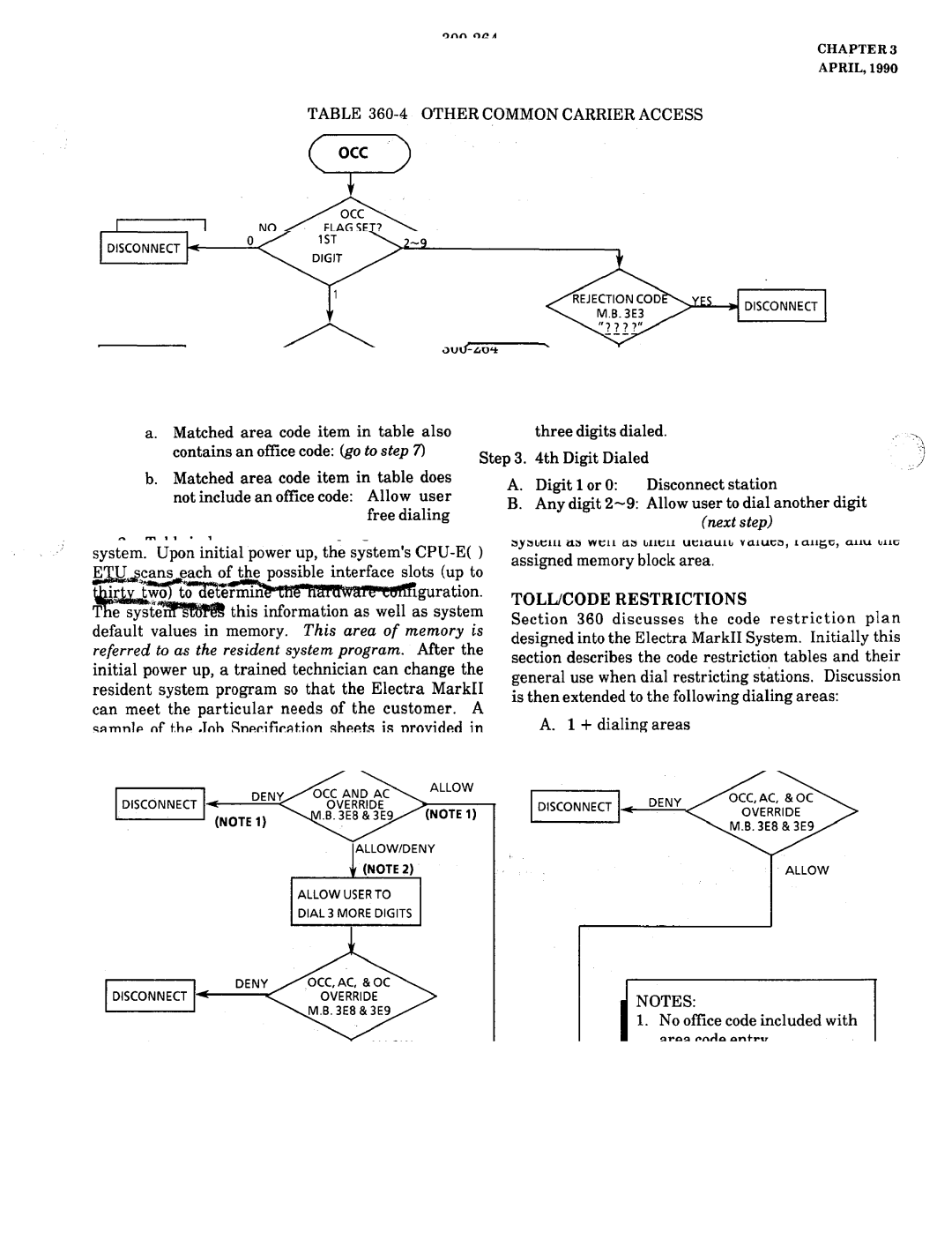 NEC nd-20292 manual Other Common Carrier Access 