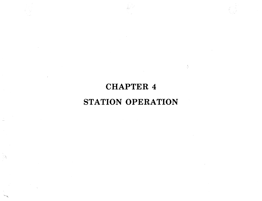 NEC nd-20292 manual Chapter Station Operation 