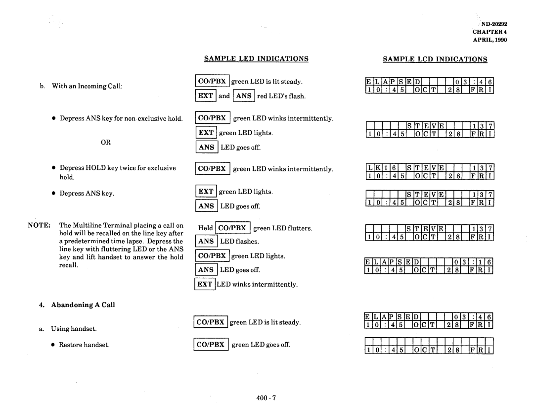 NEC nd-20292 manual 101~1~112181 