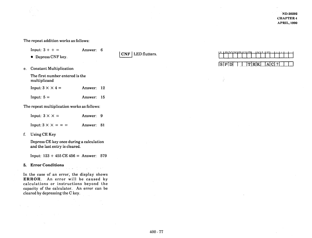 NEC nd-20292 manual ‘ND-20292 