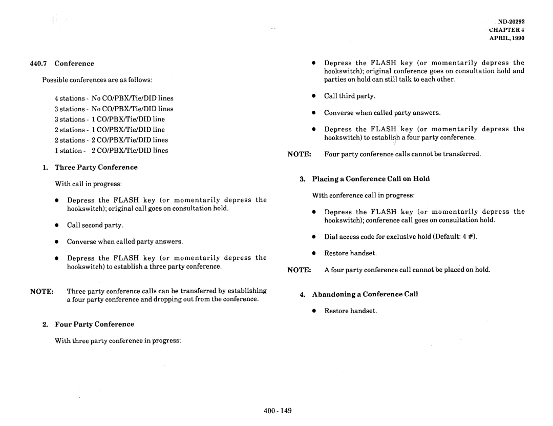 NEC nd-20292 manual Calls can be transferred 