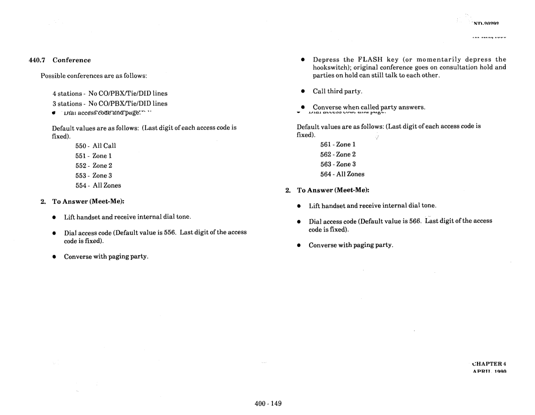 NEC nd-20292 manual Internal Zone Paging To Originate, To Answer Meet-Me, External Zone Paging To Originate 