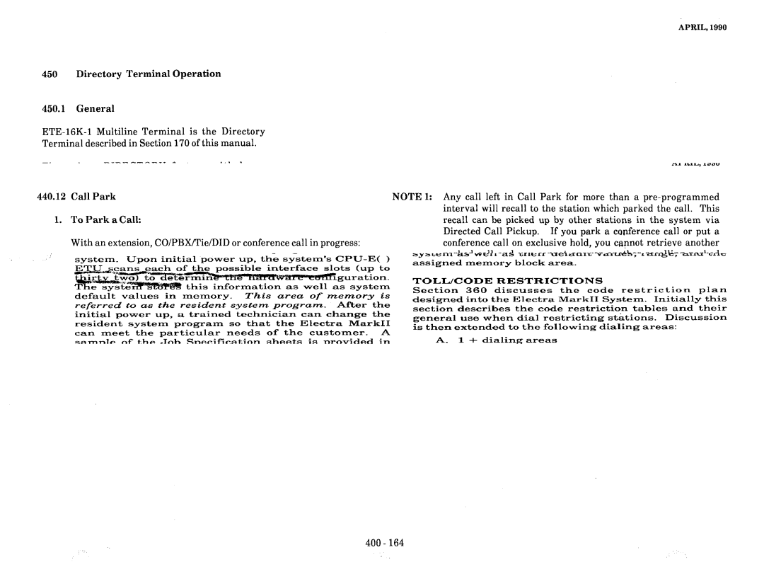 NEC nd-20292 manual Directory Terminal Operation General 