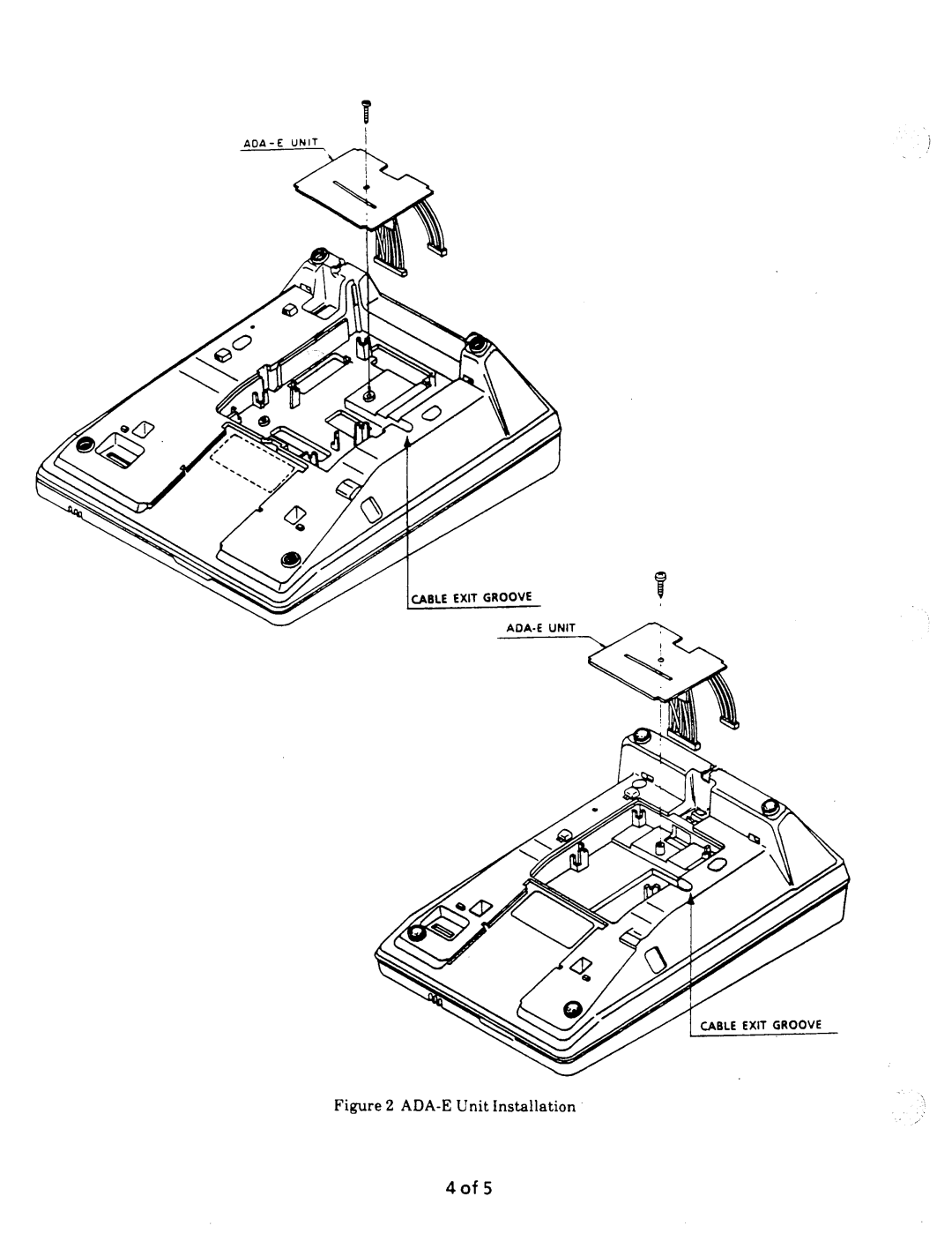 NEC nd-20292 manual 4of, ADA-E Unit installation 