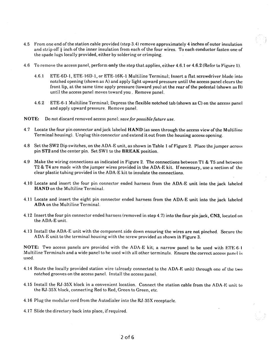 NEC nd-20292 manual Knsure the correct access ptnc!l is 