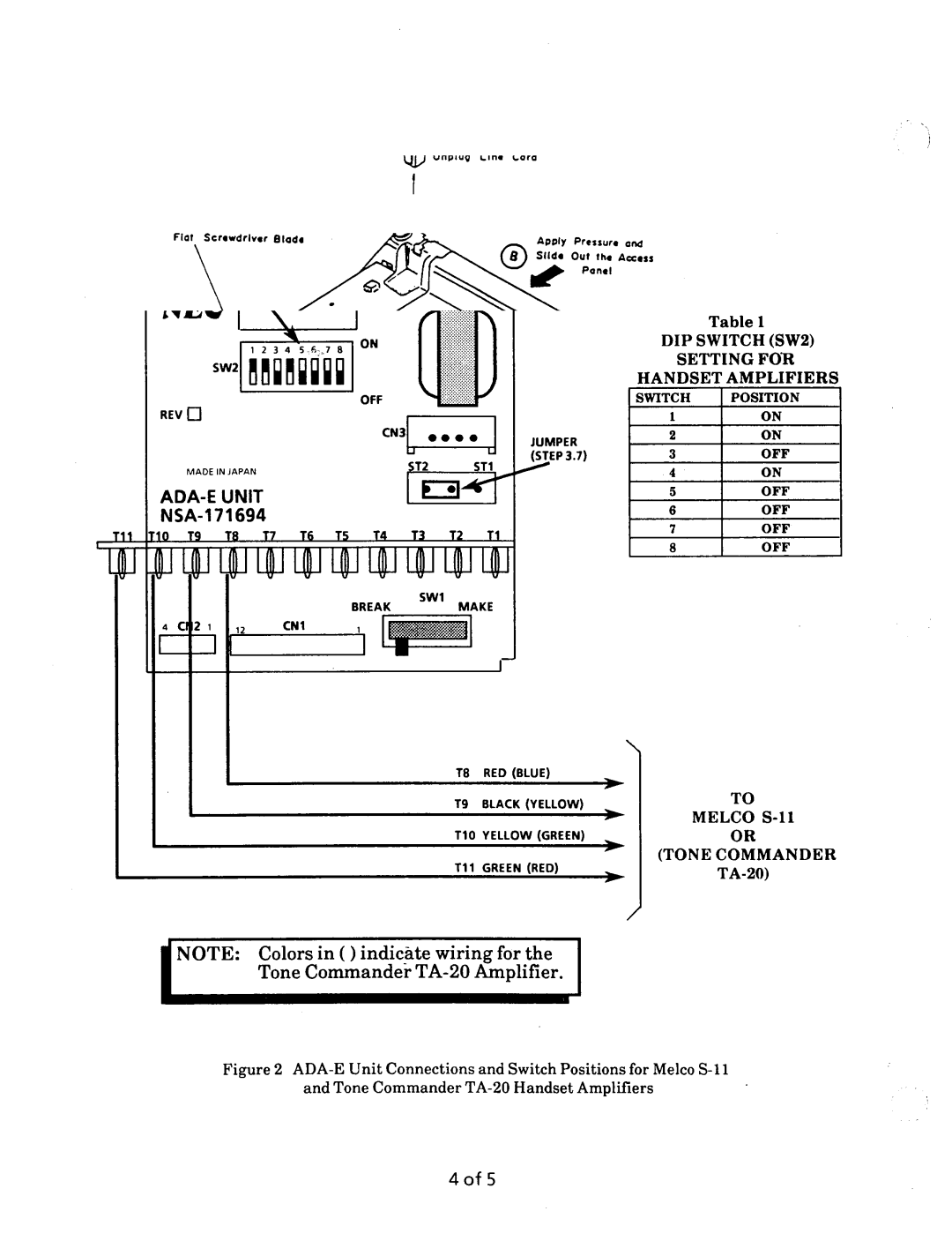 NEC nd-20292 manual Rsr 