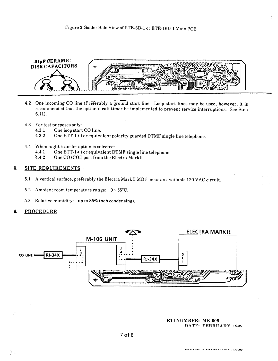 NEC nd-20292 manual Electra MARK11, Other Requirements 