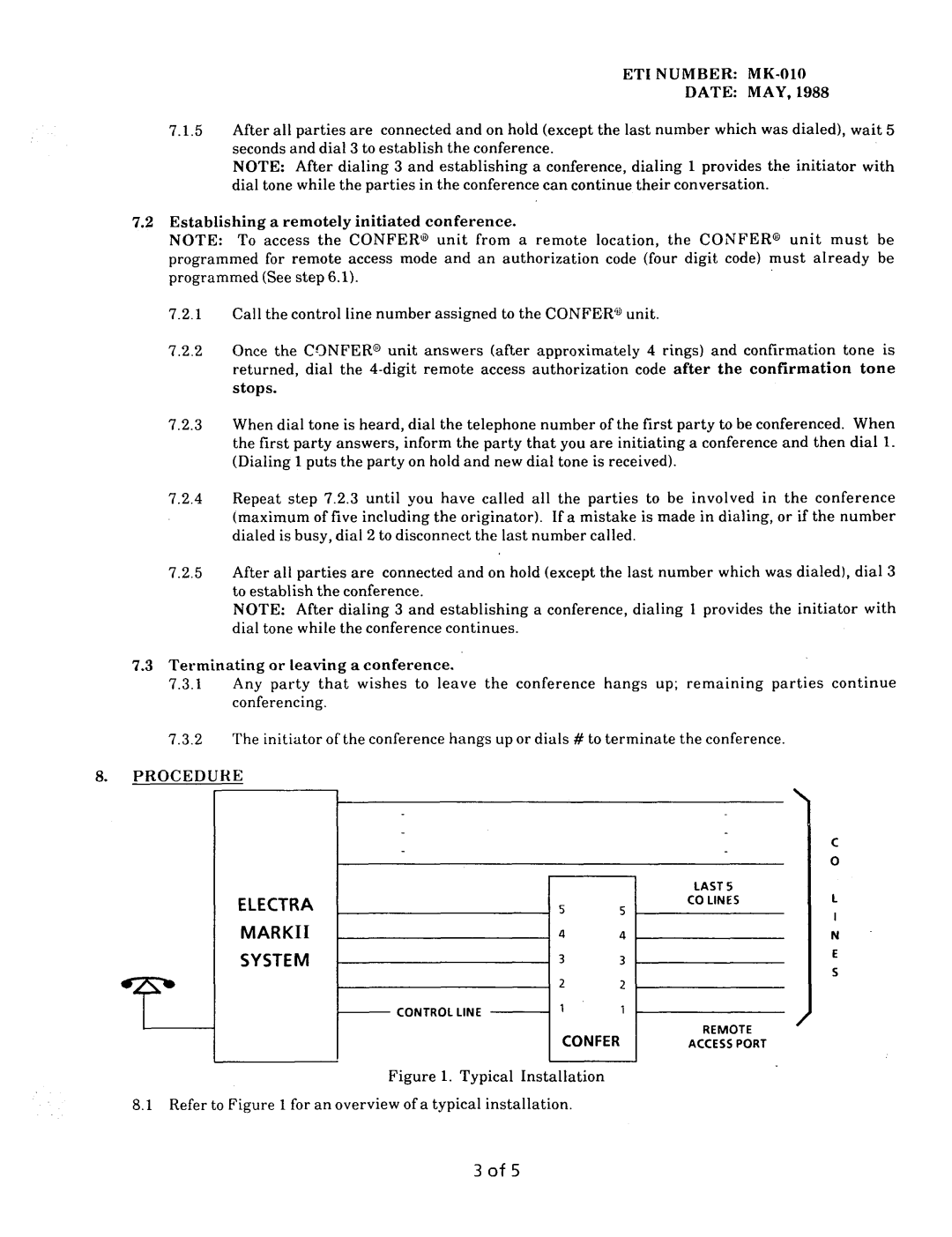 NEC nd-20292 manual Electra MARK11 System 