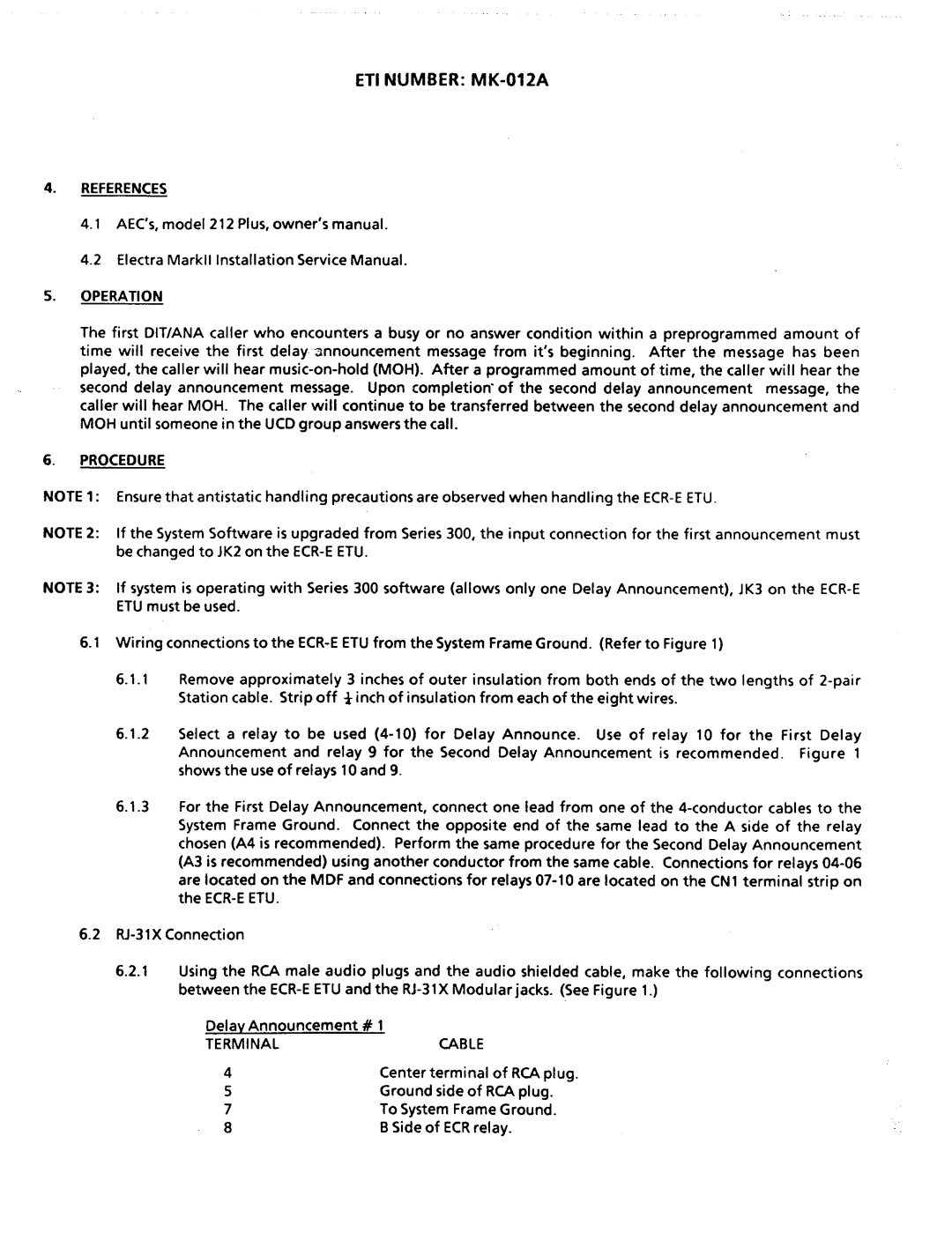 NEC nd-20292 manual ETI Number MK-012A 