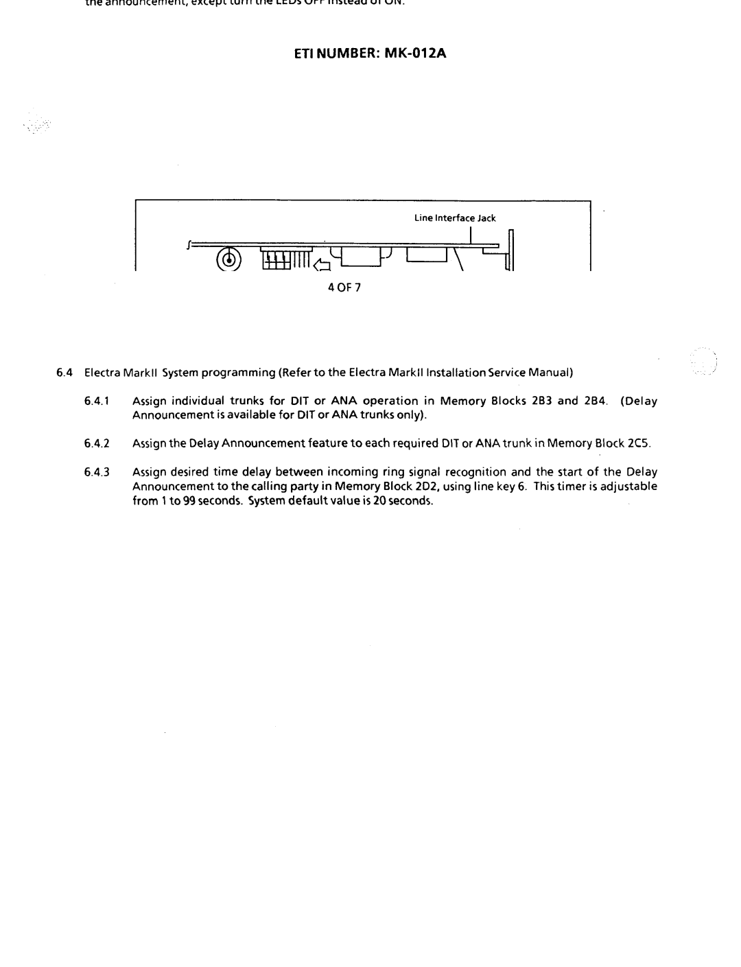 NEC nd-20292 manual Internal Jumper Plug Settings 7OF7 