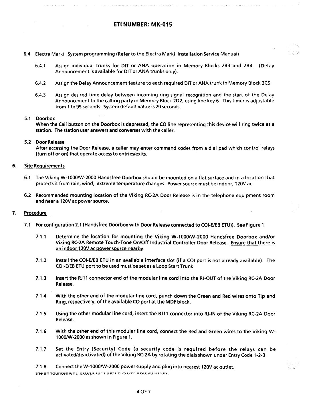 NEC nd-20292 manual ETI Number MK-015 