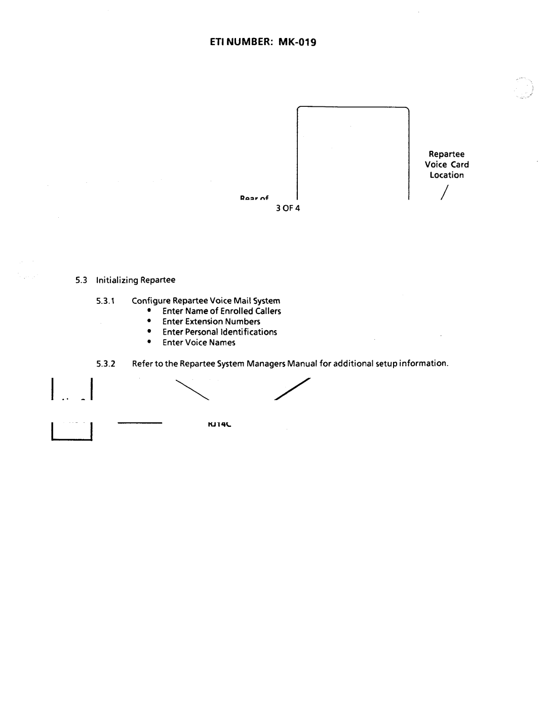 NEC nd-20292 manual Mdf, Repartee Connection Block Diagram 4OF4 