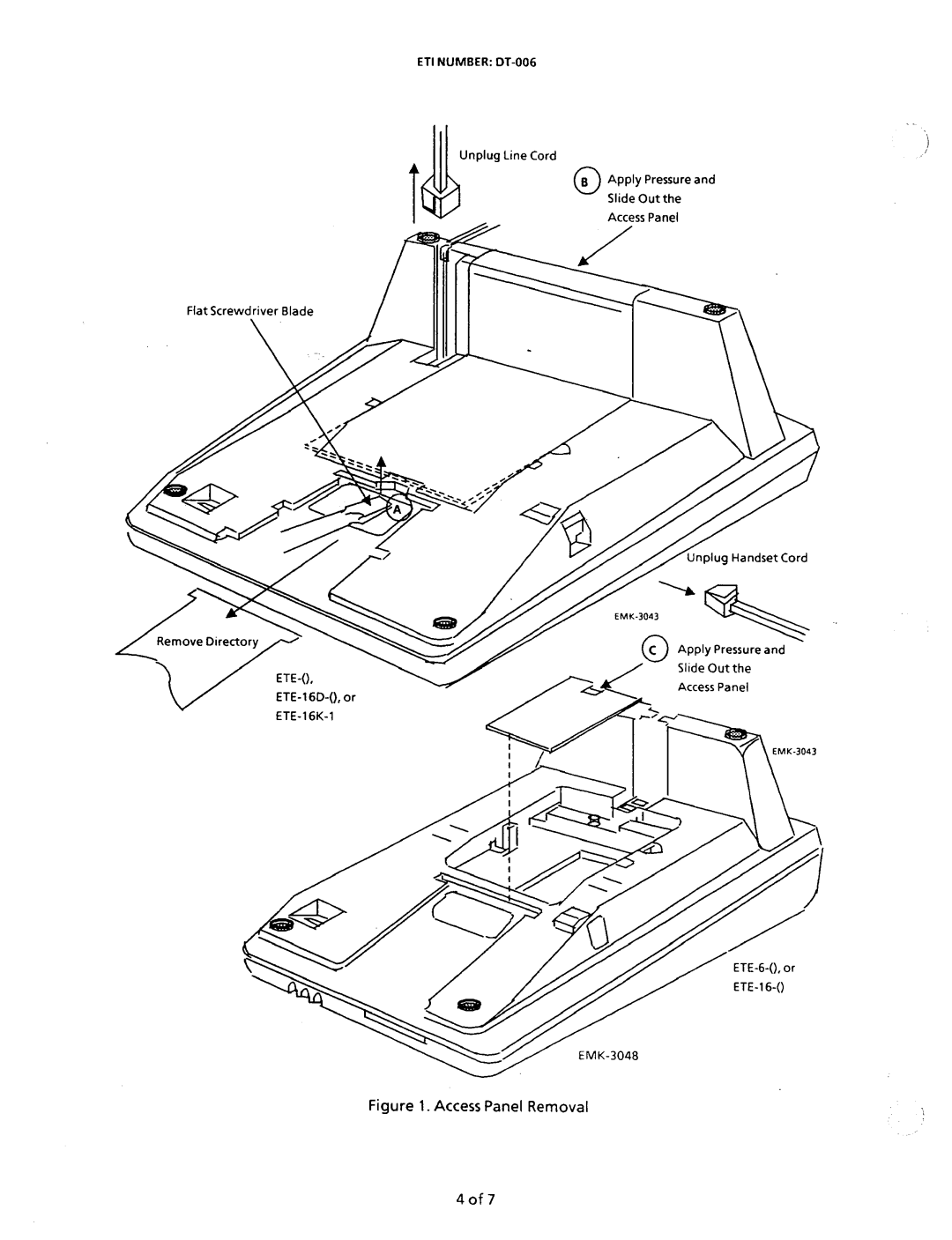 NEC nd-20292 manual Line Cord Apply Pressure 