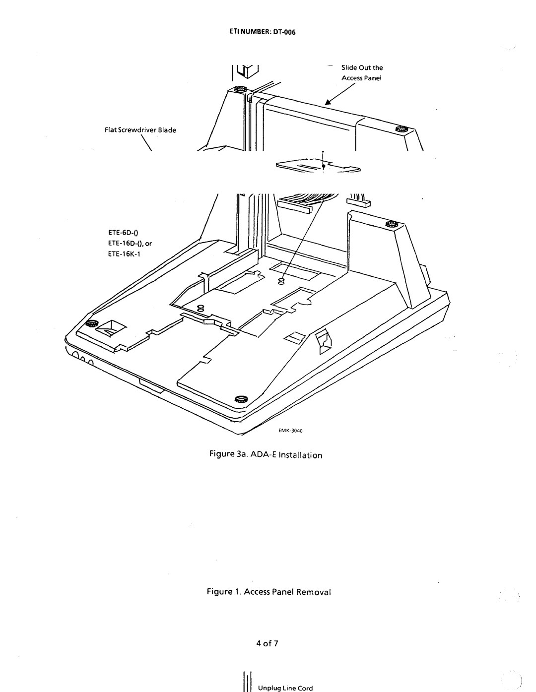 NEC nd-20292 manual ETI Number DT-006 Cable Exit Groove ETE-CD 