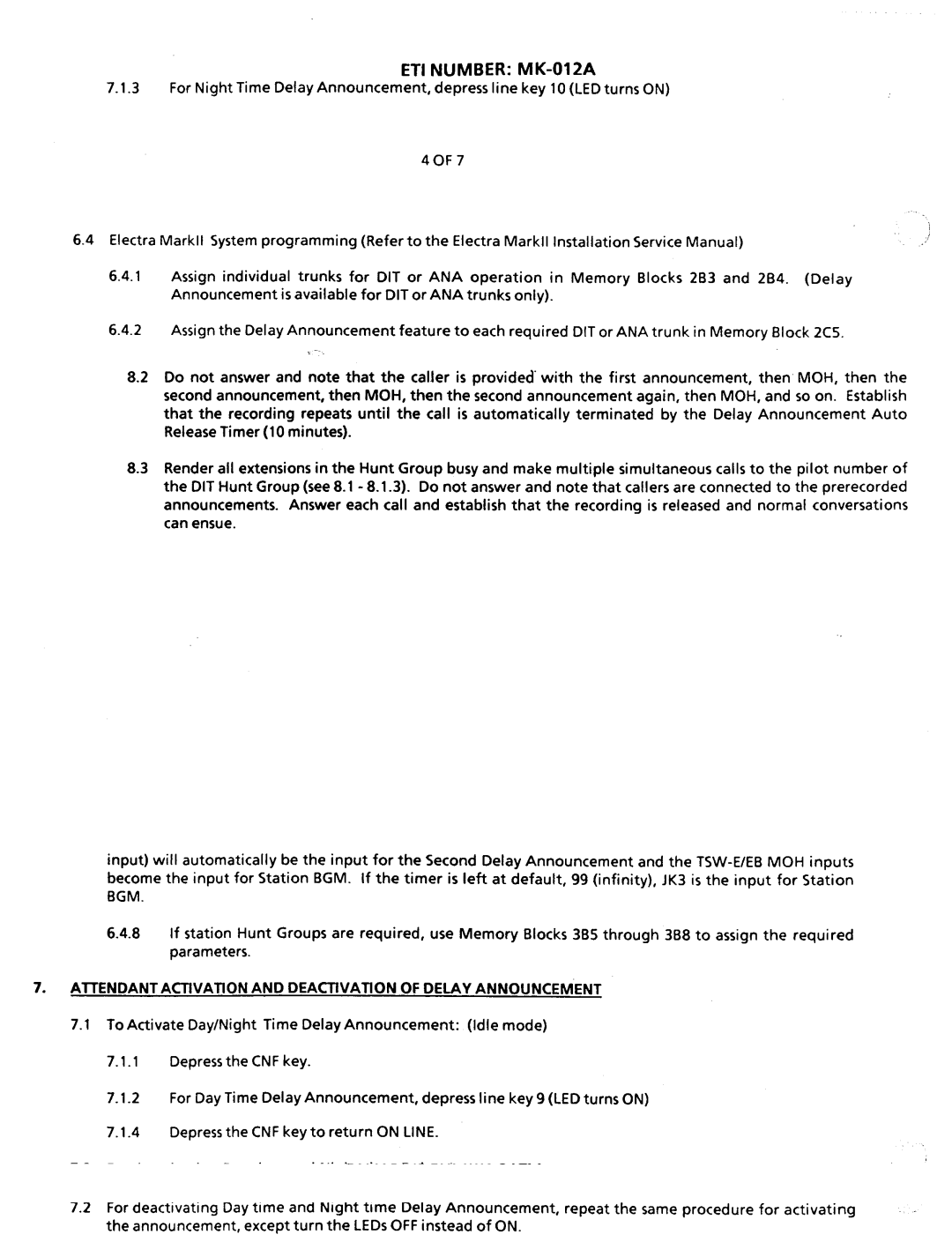 NEC nd-20292 manual Testing 