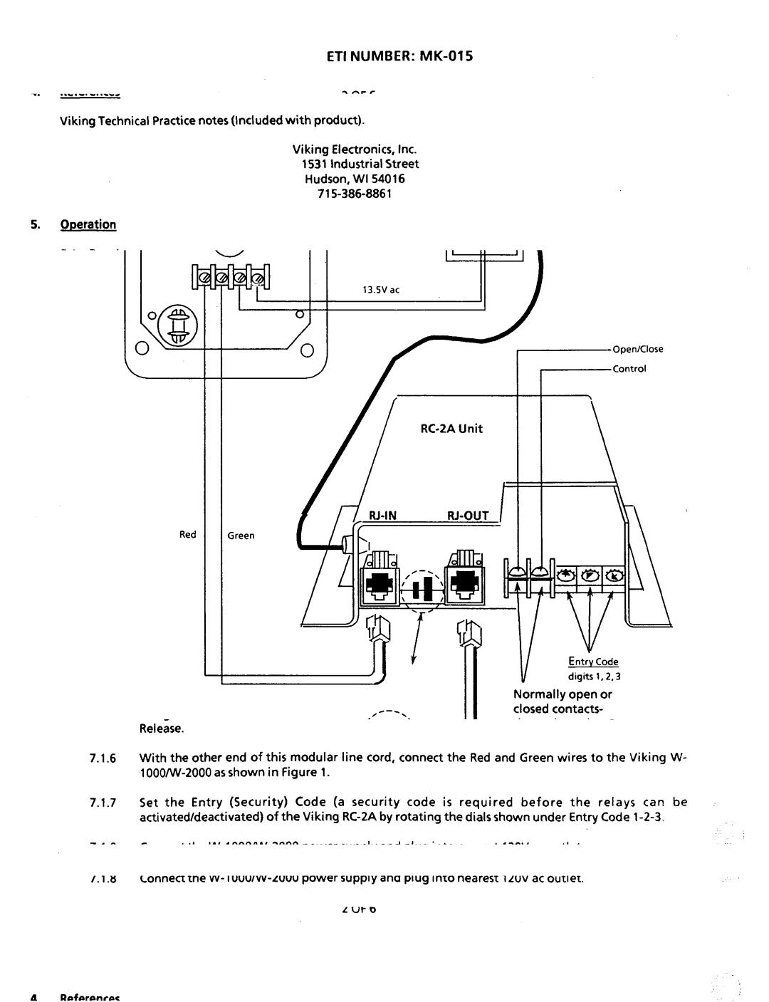 NEC nd-20292 manual ETI Number MK-015 