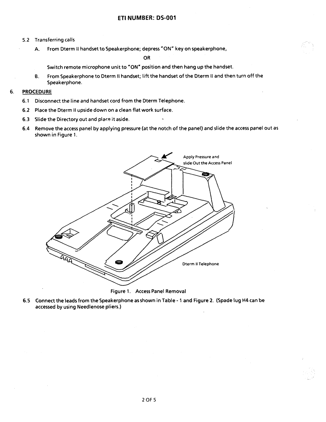 NEC nd-20292 manual ETI Number DS-001 