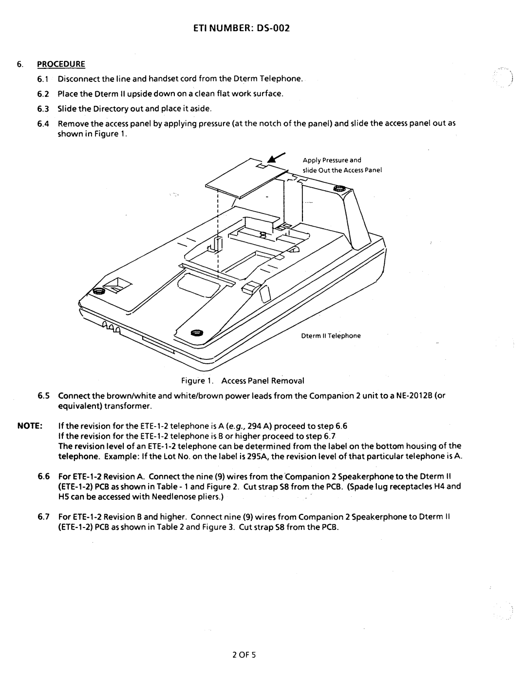 NEC nd-20292 manual ETI Number DS-002 