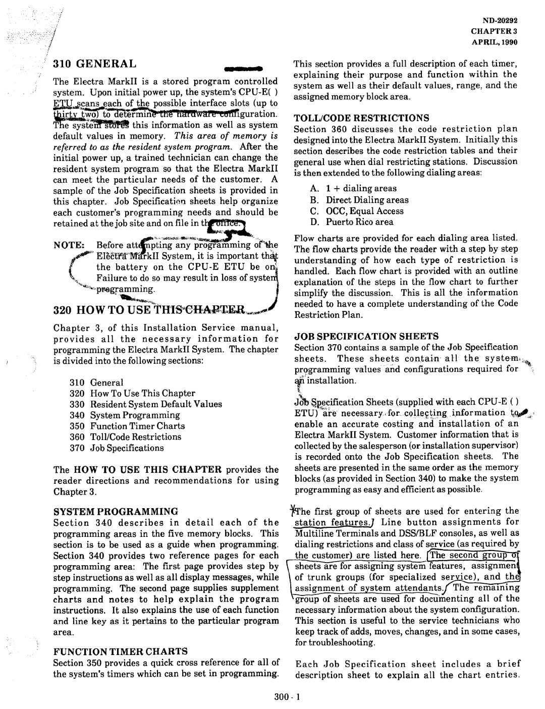 NEC nd-20292 manual ’ 310 General, HOW to USE TR’I~~BA~-X~.~+M, Reader directions and recommendations for using Chapter 