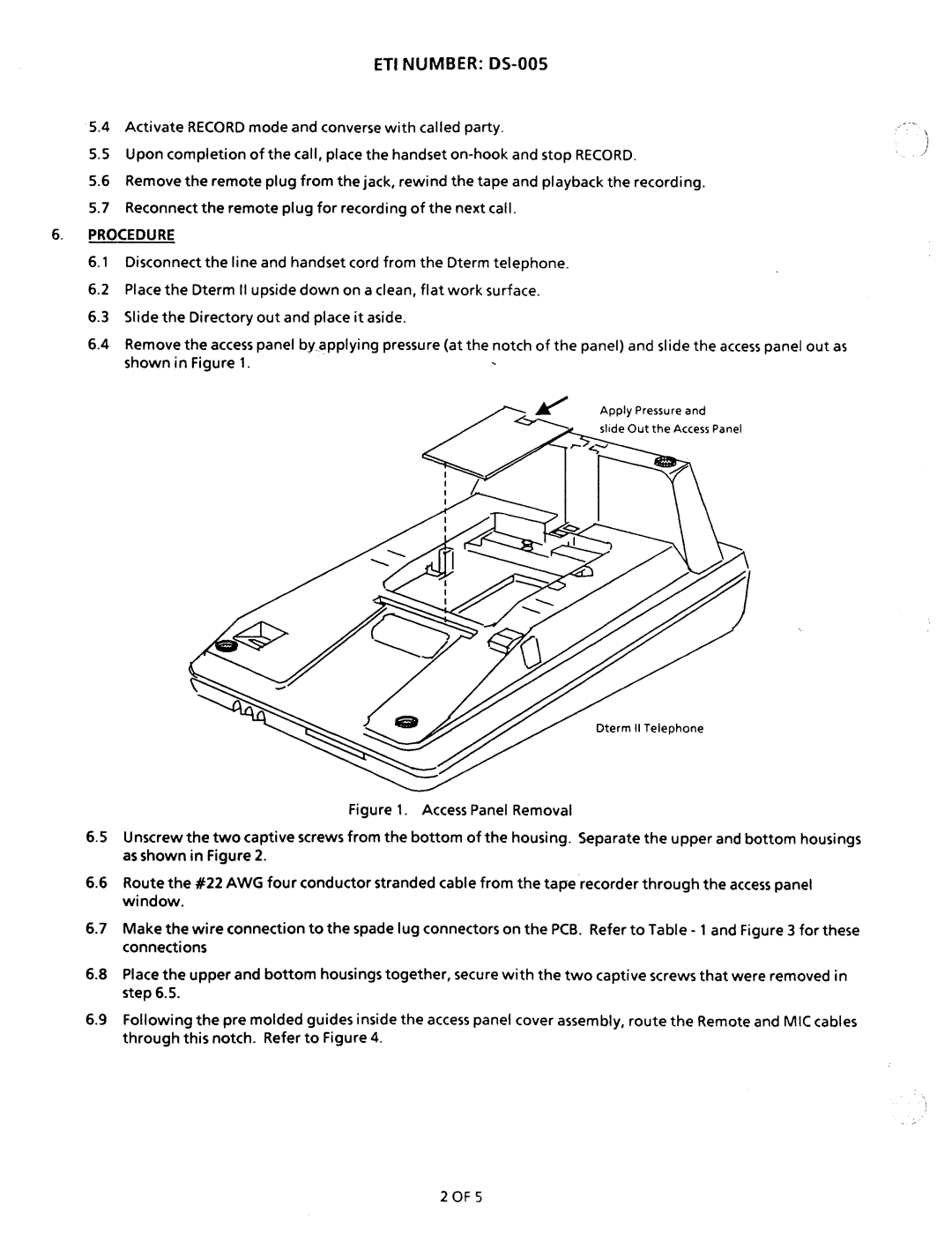 NEC nd-20292 manual ETI Number DS-005 