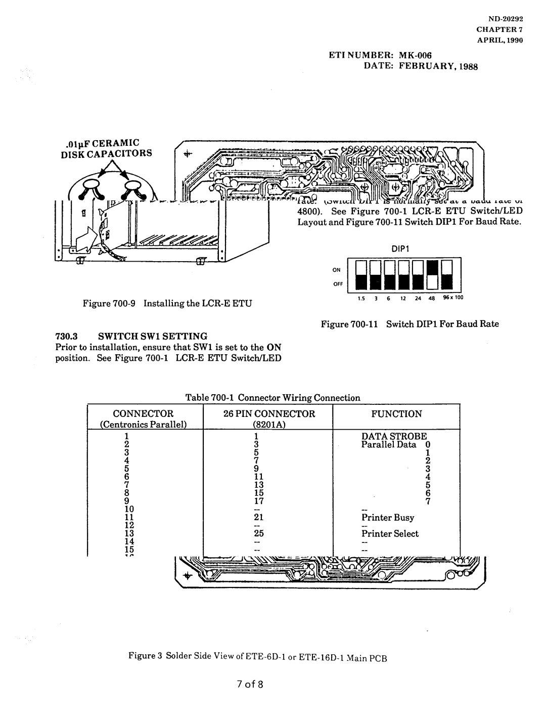 NEC nd-20292 manual Installation Ofthe LCR-E ETU 