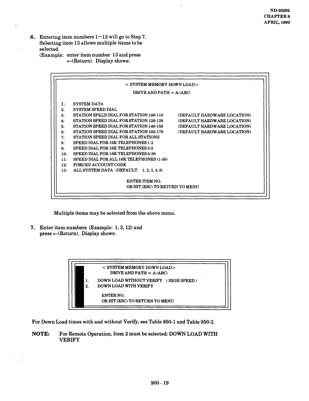 NEC nd-20292 manual Verify 