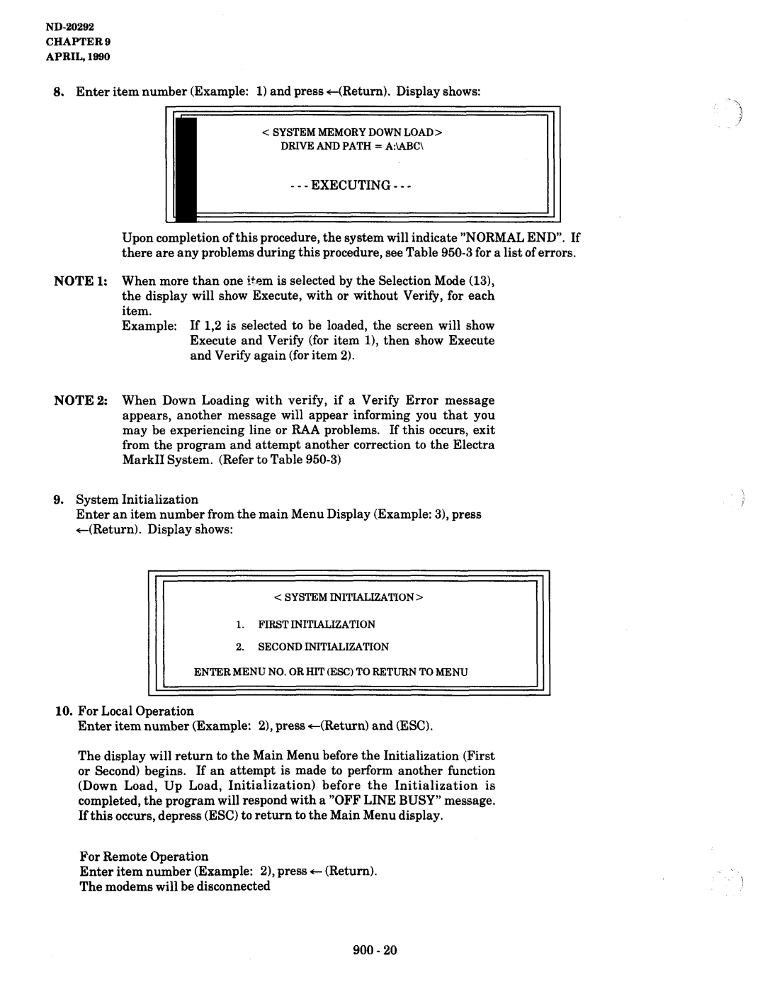 NEC nd-20292 manual 900 