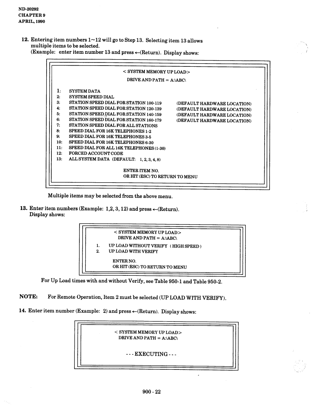 NEC nd-20292 manual 