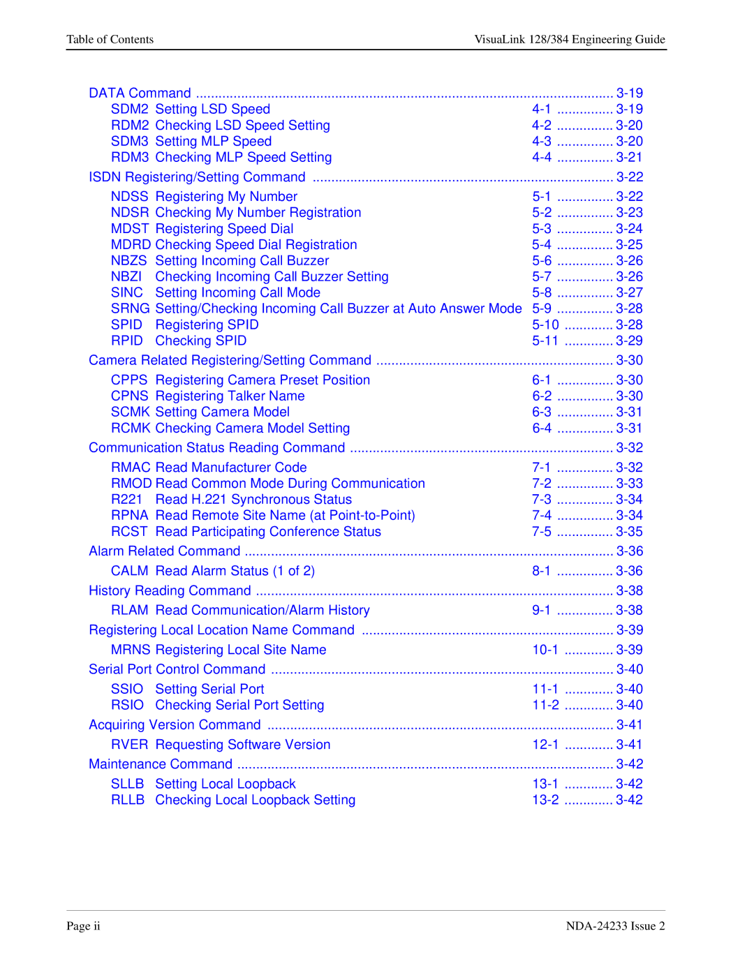 NEC NDA-24233 manual Nbzs 