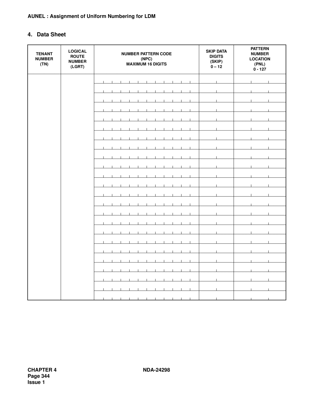 NEC NDA-24298 manual Maximum 16 Digits 