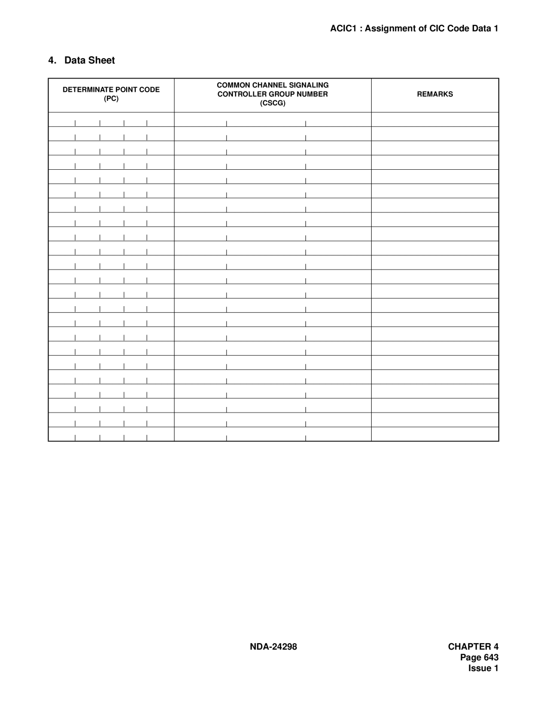 NEC NDA-24298 manual Data Sheet 