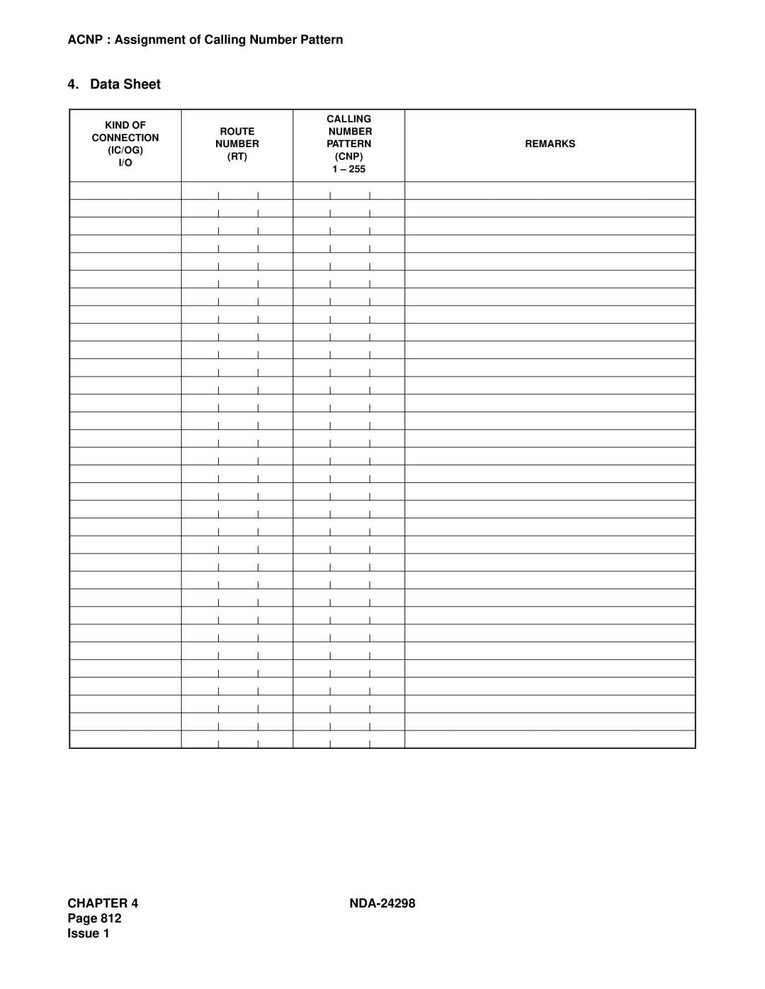 NEC NDA-24298 manual Data Sheet 