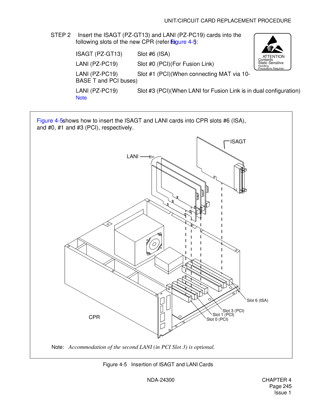 NEC NDA-24300 manual Isagt PZ-GT13, Lani PZ-PC19 