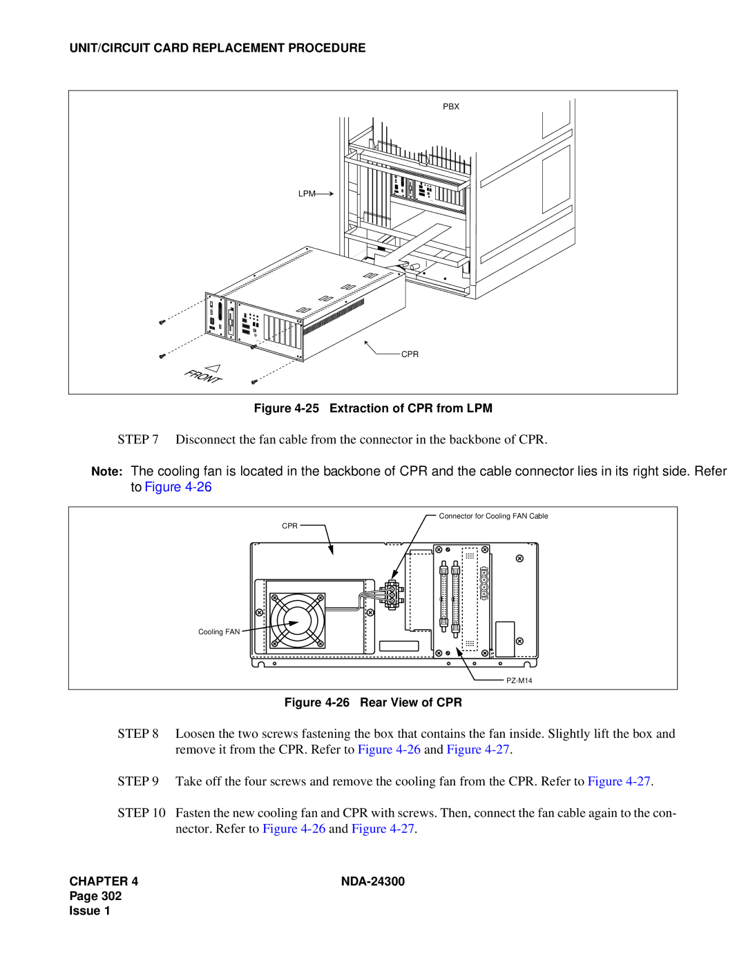 NEC NDA-24300 manual Extraction of CPR from LPM 