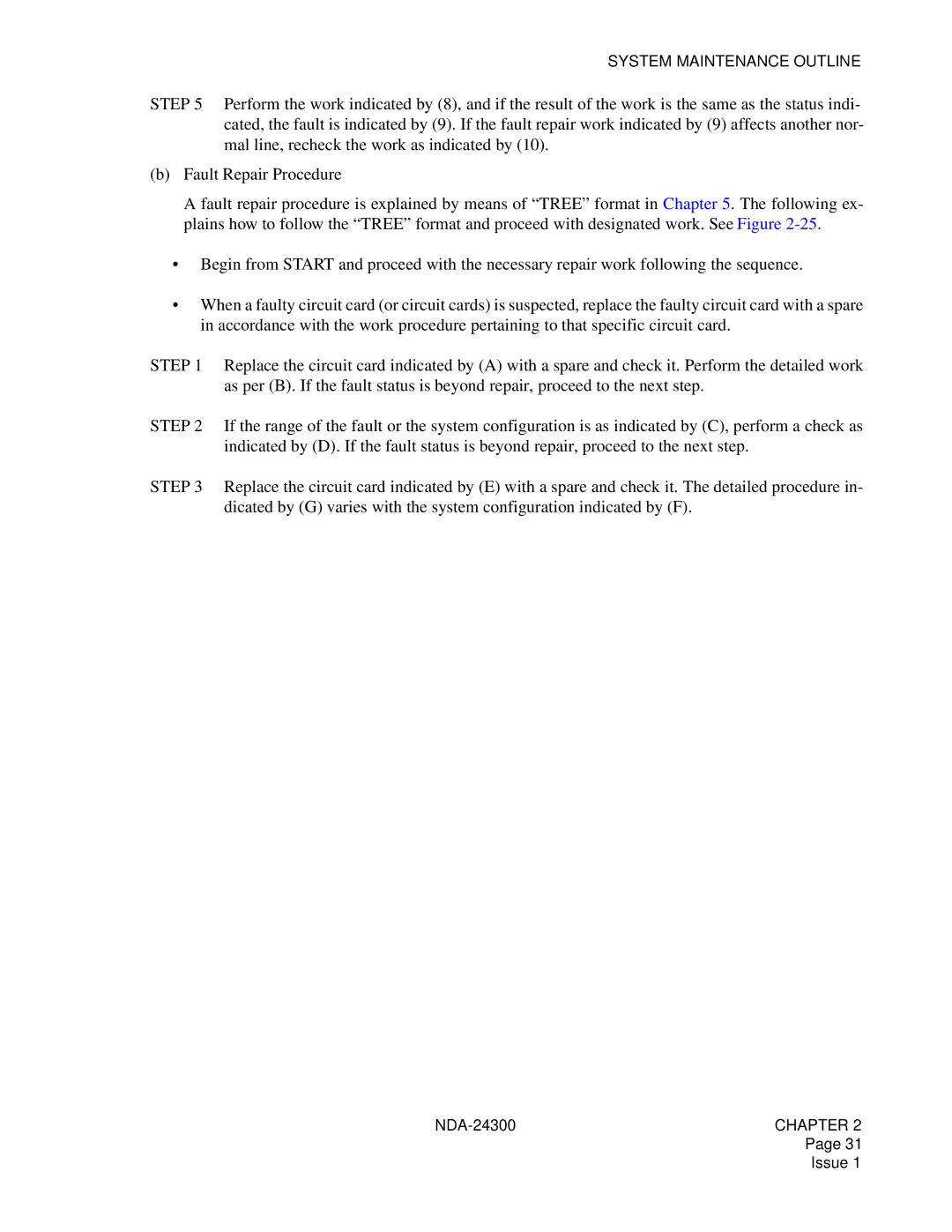 NEC NDA-24300 manual System Maintenance Outline 