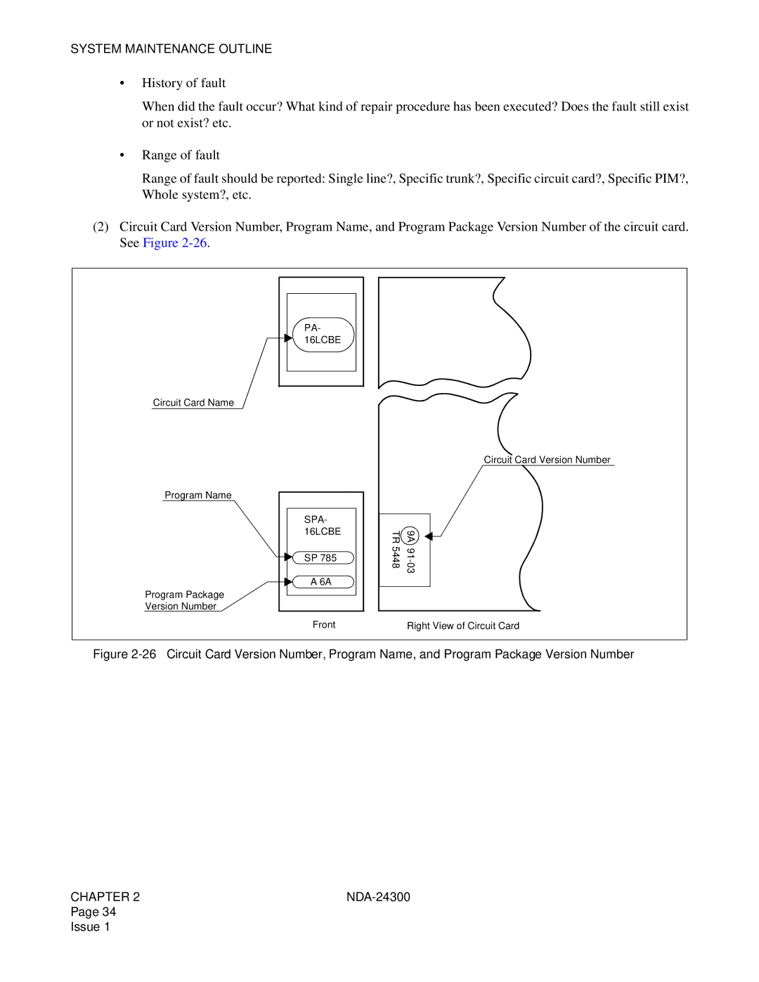 NEC NDA-24300 manual 16LCBE 