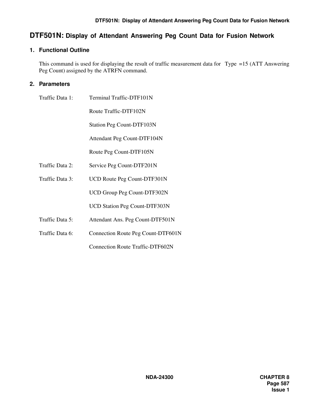 NEC NDA-24300 manual Functional Outline 