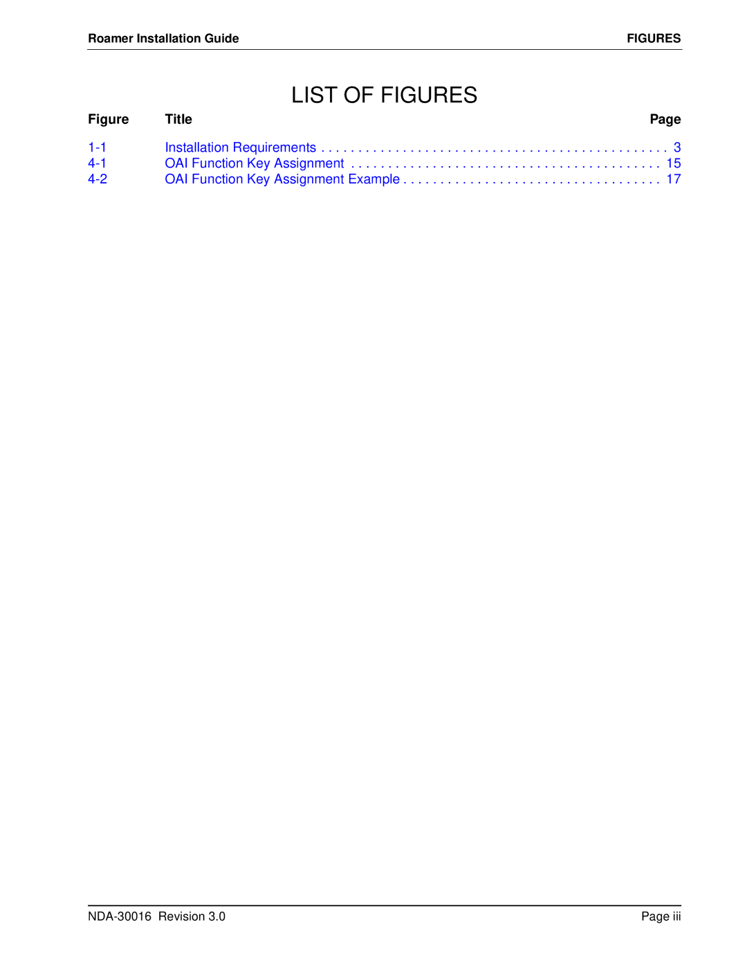 NEC NDA-30016-003 manual List of Figures 