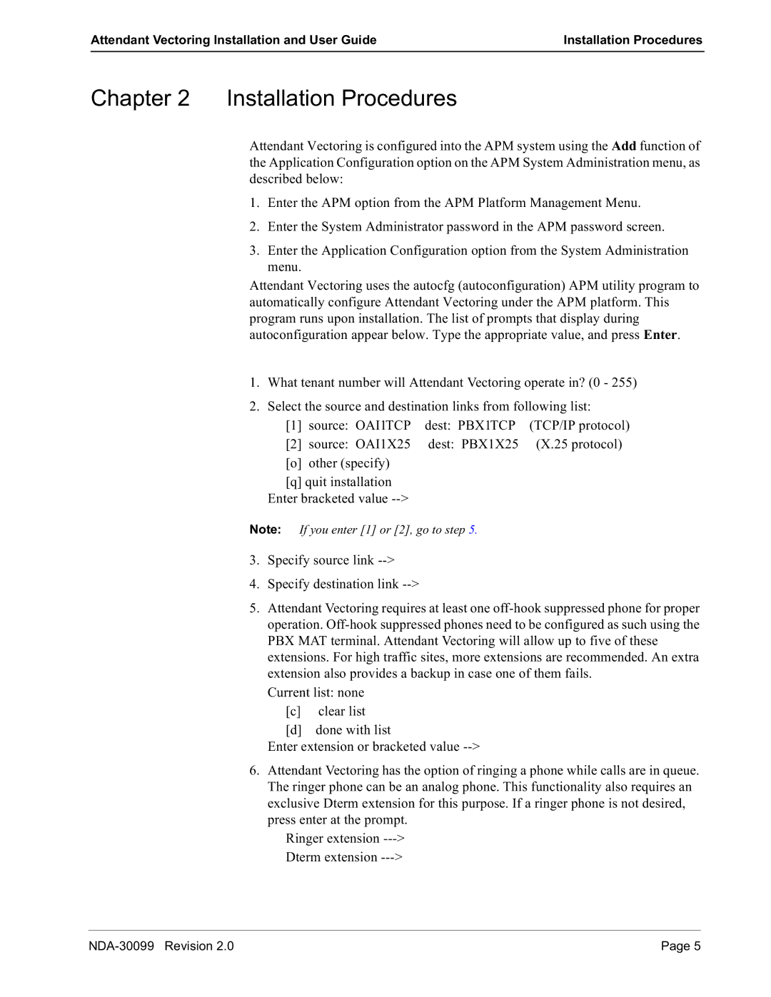 NEC NDA-30099-002 manual Kdswhu ,QVWDOODWLRQ3URFHGXUHV 