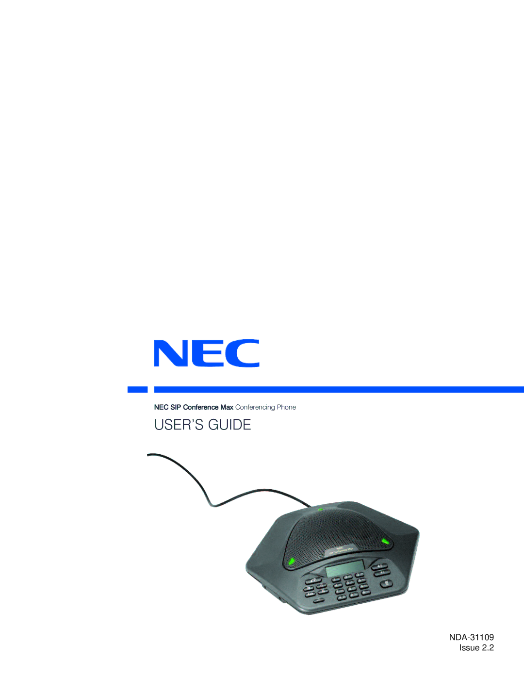 NEC NDA-31109 manual USER’S Guide 