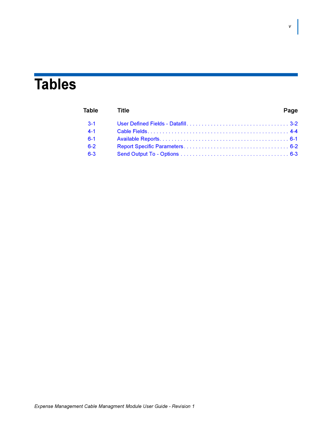 NEC NDA-31135 manual Tables 